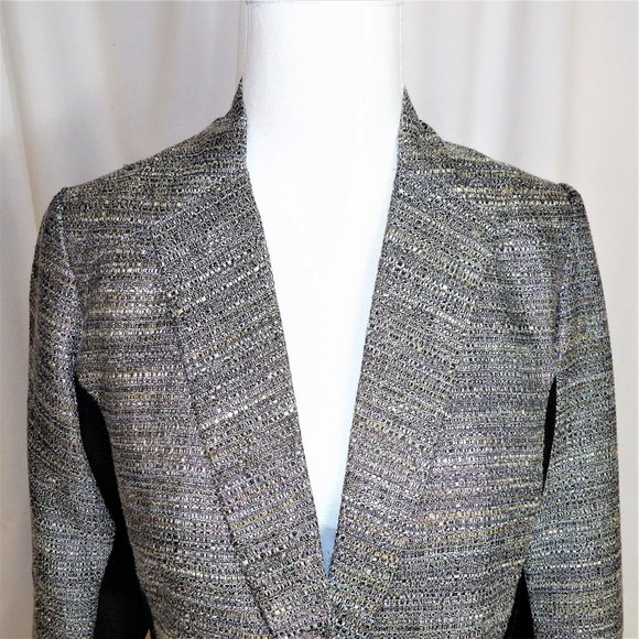 Maurices Silvery Stitched Blazer Jacket - Picture 3 of 7